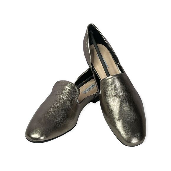 Bottero Botmariana Pewter Round Toe Flats Size 9 - Picture 1 of 12